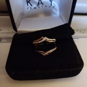 Women's enhancer ring 14k
